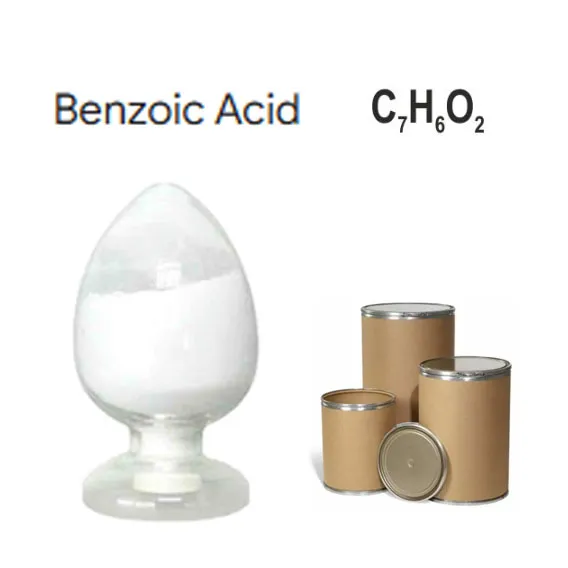 সংরক্ষক CAS 65-85-0 এর জন্য জৈব রাসায়নিক বেনজোয়িক অ্যাসিড 99.5%